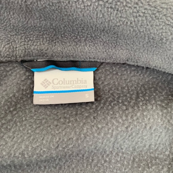 Columbia Fleece Sweater Zip Up - Sz Small - Picture 5 of 8